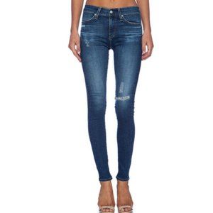 AG Farrah Skinny High Rise Distressed Jeans 26
